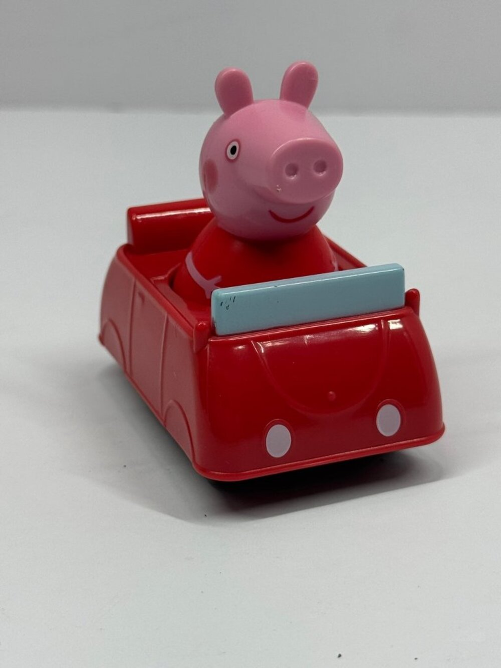 Peppa Pig Red Car Toy Figure 2015 TCG Collectible 6cm